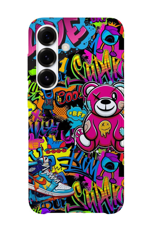Samsung Galaxy A56 Uyumlu Baskılı Şeffaf Telefon Kılıfı | Koleksiyon: Grafitti Street Art