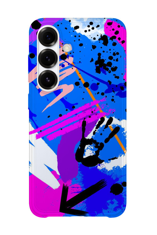 Samsung Galaxy A34 Uyumlu Baskılı Şeffaf Telefon Kılıfı | Koleksiyon: Psychedelic Art