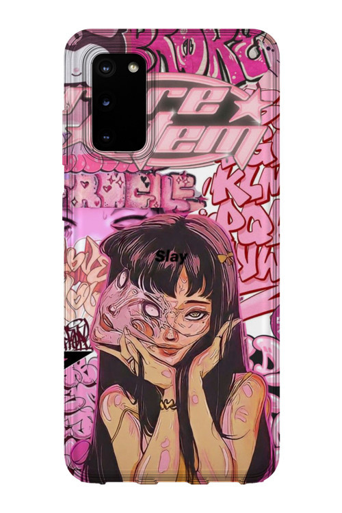 Samsung Galaxy S20 Fe Uyumlu Baskılı Şeffaf Telefon Kılıfı | Koleksiyon: Y2K Girl Aesthetic