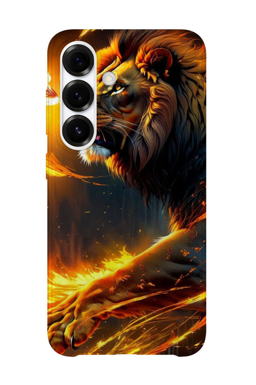 Samsung Galaxy A54 Uyumlu Baskılı Şeffaf Telefon Kılıfı | Koleksiyon: Majestic Lion