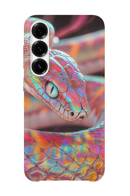 Samsung Galaxy A34 Uyumlu Baskılı Şeffaf Telefon Kılıfı | Koleksiyon: Aesthetic Snake