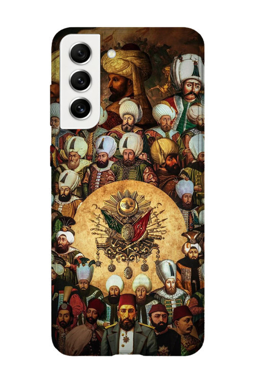 Samsung Galaxy S21 Plus Uyumlu Baskılı Şeffaf Telefon Kılıfı | Koleksiyon: Ottoman Tughra
