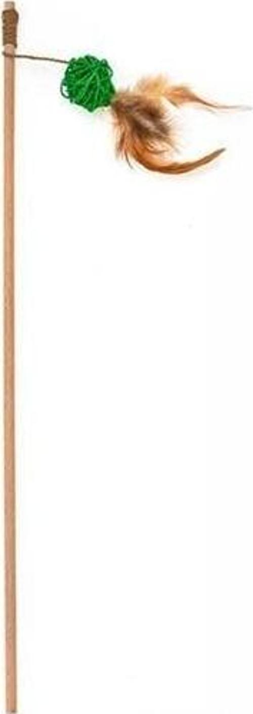 Ecomfy Toy Gaia Rod Rattan Tüylü Kedi Oltası Oyuncağı 50 Cm