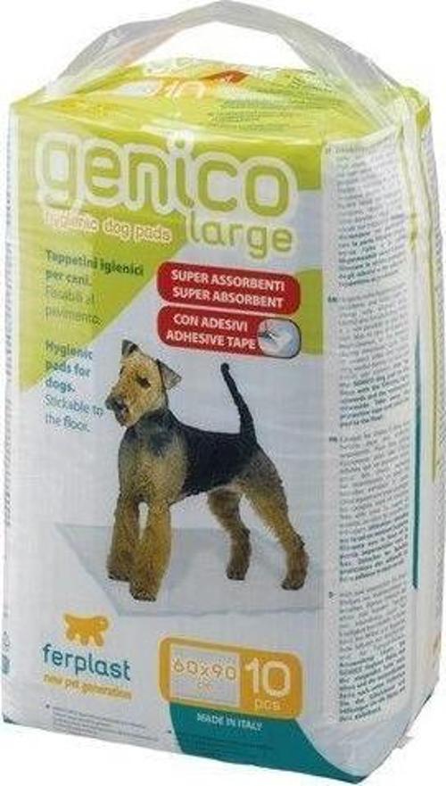 Genico Köpek Tuvalet Eğitim Pedi Large 10 Adet 60x90 Cm