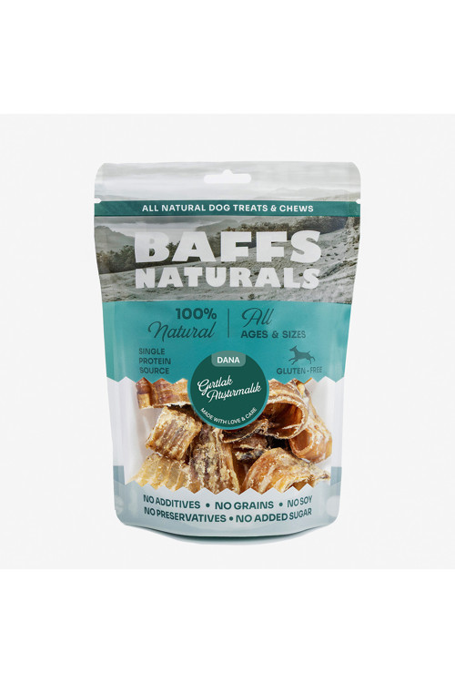 Dana Gırtlak Atıştırmalık %100 Doğal Köpek Ödül Maması 100 gr