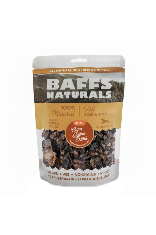 Kuzu Ciğer Eğitim Ödülü %100 Doğal Köpek Ödül Maması 100 gr