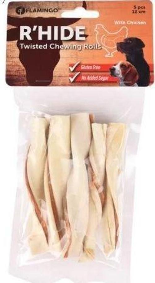 Rhide Twisted Tavuklu Burgu Çubuk Köpek Ödül Maması 12 Cm 70 Gr