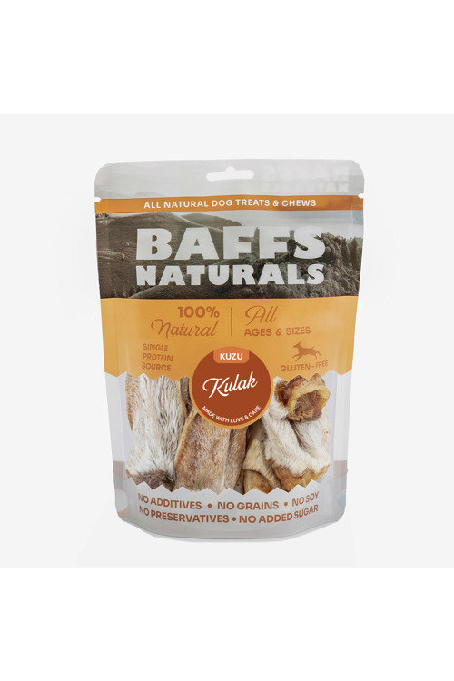 Kuzu Kulak Tüylü %100 Doğal Çiğnemelik Köpek Ödül Maması 100 gr