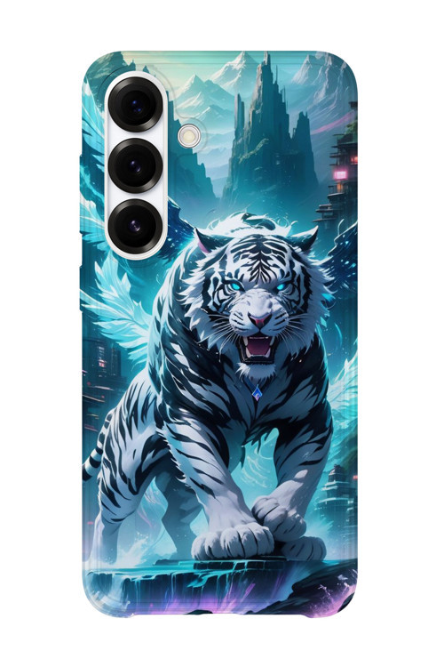Samsung Galaxy A54 Uyumlu Baskılı Şeffaf Telefon Kılıfı | Koleksiyon: Tiger Energy