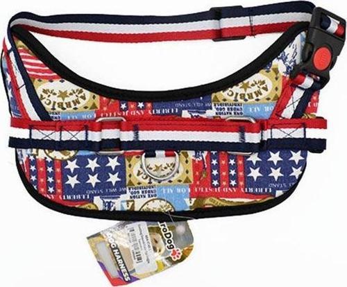 Euro Dog Desenli Fular Tipi Köpek Göğüs Tasması Small