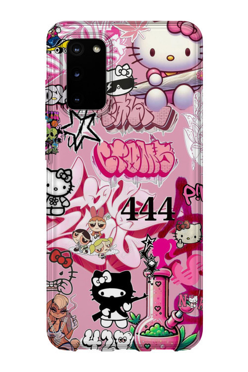 Samsung Galaxy S20 Uyumlu Baskılı Şeffaf Telefon Kılıfı | Koleksiyon: Y2K Girl Aesthetic