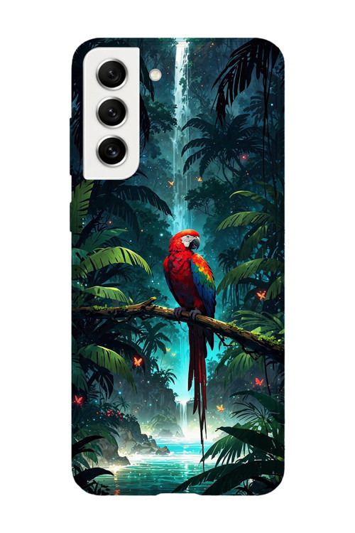 Samsung Galaxy S22 Uyumlu Baskılı Şeffaf Telefon Kılıfı | Koleksiyon: Jungle Wildlife