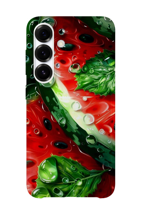 Samsung Galaxy S24 Uyumlu Baskılı Şeffaf Telefon Kılıfı | Koleksiyon: Fruits And Vegetables
