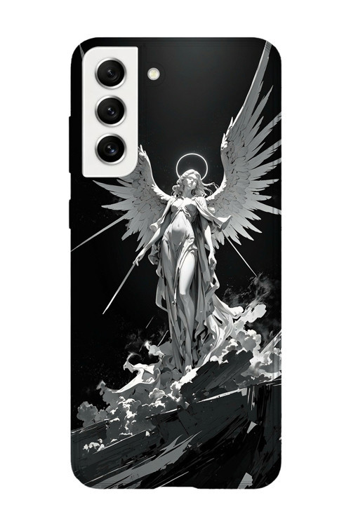 Samsung Galaxy S22 Uyumlu Baskılı Şeffaf Telefon Kılıfı | Koleksiyon: Angel And Spiritual