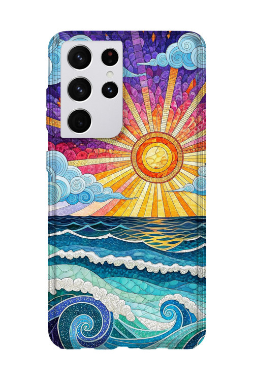 Samsung Galaxy S21 Ultra Uyumlu Baskılı Şeffaf Telefon Kılıfı | Koleksiyon: Minimalist Style 5