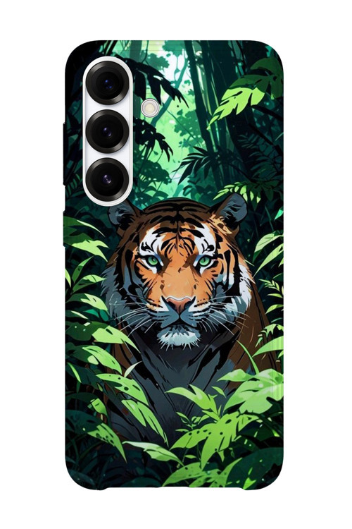 Samsung Galaxy S23 Plus Uyumlu Baskılı Şeffaf Telefon Kılıfı | Koleksiyon: Jungle Wildlife