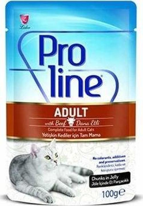Dana Etli Pouch Jelly Yetişkin Konserve Kedi Maması 100 Gr