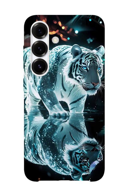 Samsung Galaxy S23 Plus Uyumlu Baskılı Şeffaf Telefon Kılıfı | Koleksiyon: Tiger Energy