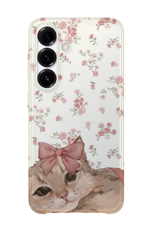 Samsung Galaxy S24 Uyumlu Baskılı Şeffaf Telefon Kılıfı | Koleksiyon: Soft Girl Clean Aesthetic
