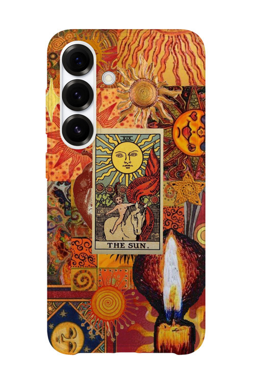 Samsung Galaxy S24 Fe Uyumlu Baskılı Şeffaf Telefon Kılıfı | Koleksiyon: Tarot Cards