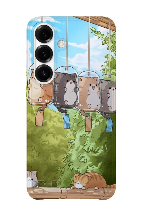 Samsung Galaxy S24 Uyumlu Baskılı Şeffaf Telefon Kılıfı | Koleksiyon: Anime Animal Characters