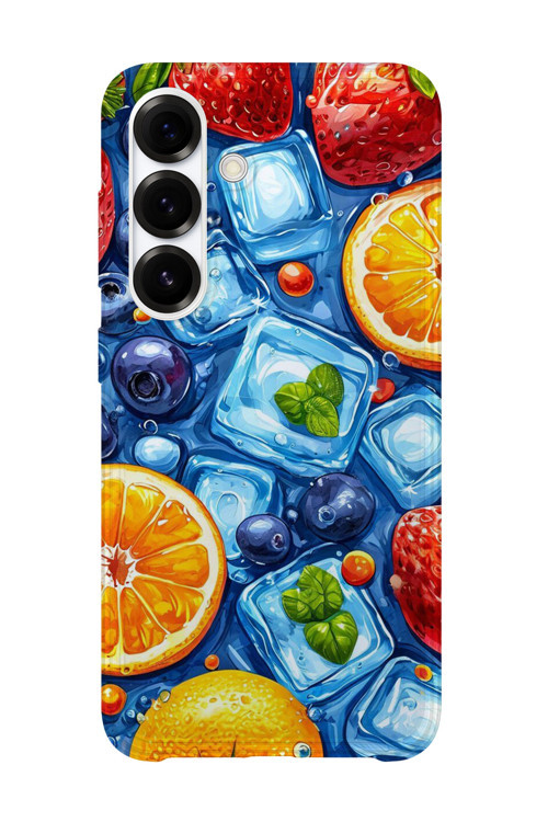 Samsung Galaxy S24 Plus Uyumlu Baskılı Şeffaf Telefon Kılıfı | Koleksiyon: Fruits And Vegetables