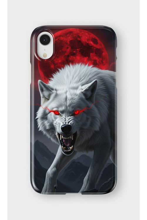 İphone Xr Uyumlu Baskılı Şeffaf Telefon Kılıfı | Koleksiyon: Alpha Wolf