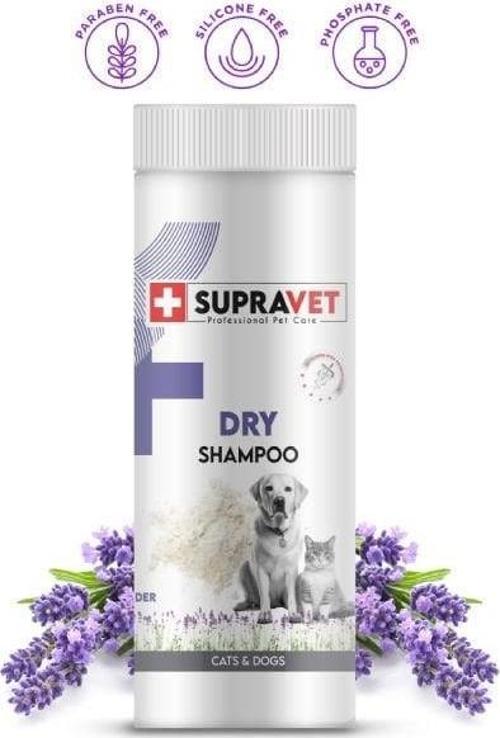Dry Shampoo Lavanta Özlü Kedi ve Köpek Toz Şampuan 150 Ml