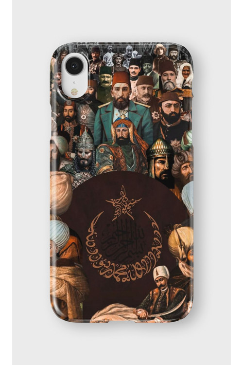 İphone Xr Uyumlu Baskılı Şeffaf Telefon Kılıfı | Koleksiyon: Ottoman Tughra