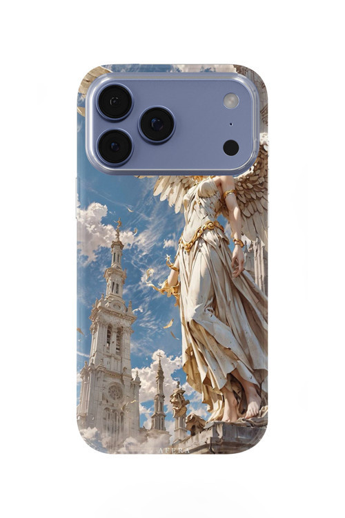İphone 17 Pro Uyumlu Baskılı Şeffaf Telefon Kılıfı | Koleksiyon: Angel And Spiritual