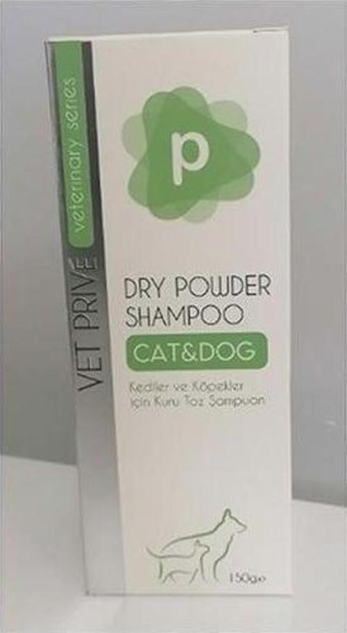 Veterinary Dry Powder Kedi ve Köpekler için Kuru Toz Şampuan 150 Gr