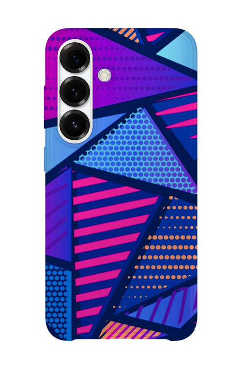 Samsung Galaxy S26 Uyumlu Baskılı Şeffaf Telefon Kılıfı | Koleksiyon: Minimal Geometric Patterns