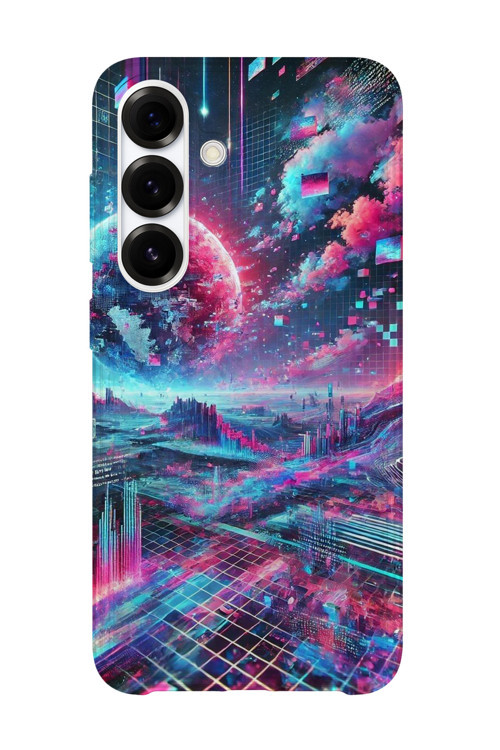 Samsung Galaxy S23 Plus Uyumlu Baskılı Şeffaf Telefon Kılıfı | Koleksiyon: Cyberpunk Theme