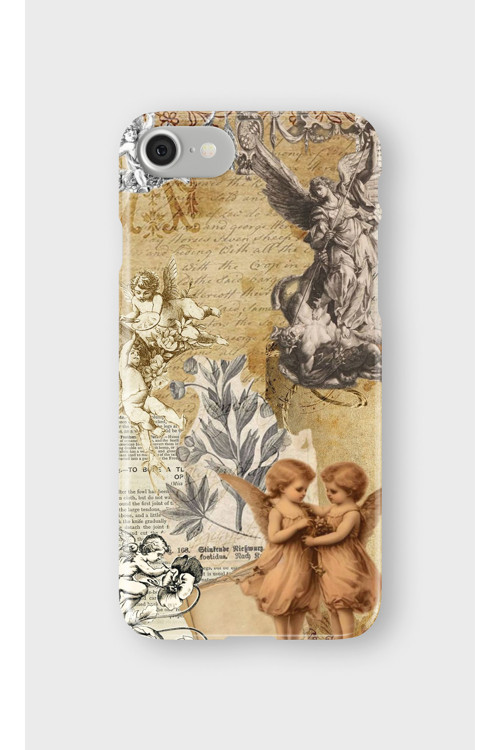 İphone 7 Uyumlu Baskılı Şeffaf Telefon Kılıfı | Koleksiyon: Angel And Spiritual