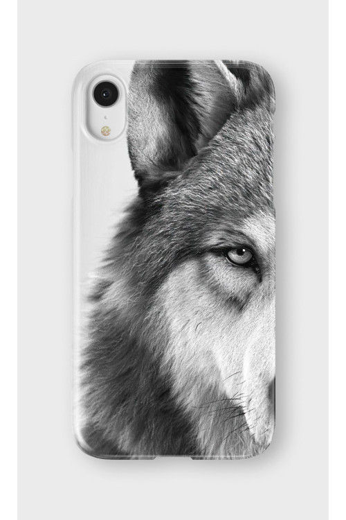 İphone Xr Uyumlu Baskılı Şeffaf Telefon Kılıfı | Koleksiyon: Grey Wolf Turkish Symbol