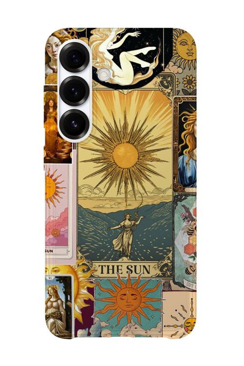 Samsung Galaxy S26 Plus Uyumlu Baskılı Şeffaf Telefon Kılıfı | Koleksiyon: Tarot Cards
