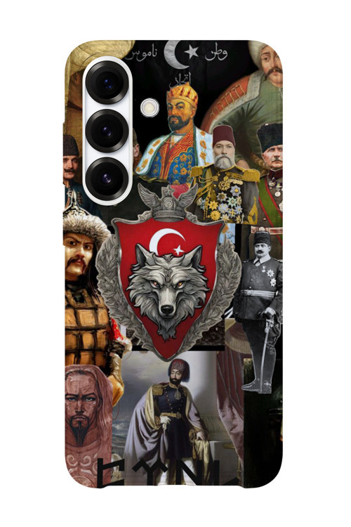 Samsung Galaxy S25 Uyumlu Baskılı Şeffaf Telefon Kılıfı | Koleksiyon: Ottoman Tughra