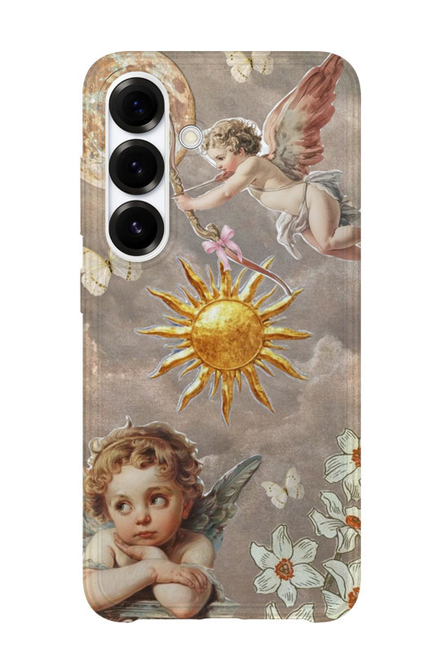 Samsung Galaxy S26 Plus Uyumlu Baskılı Şeffaf Telefon Kılıfı | Koleksiyon: Angel And Spiritual