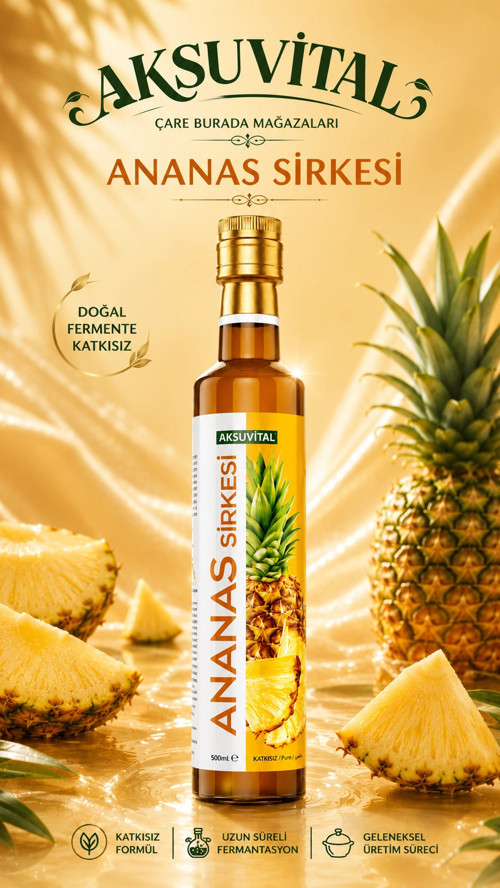 - Ananas Sirkesi 500 Ml