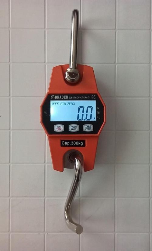 Komple Çelik Askı Kancalı Terazi Vinç Kantarı 300 kg