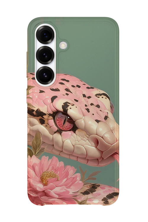 Samsung Galaxy A04S Uyumlu Baskılı Şeffaf Telefon Kılıfı | Koleksiyon: Aesthetic Snake