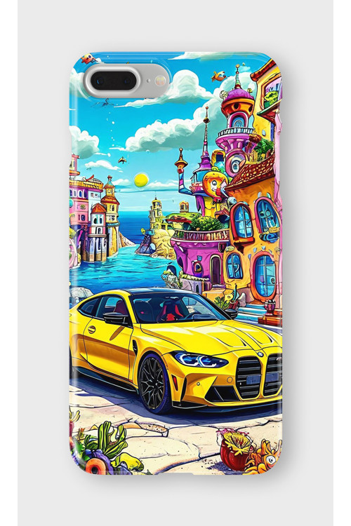 İphone 8 Plus Uyumlu Baskılı Şeffaf Telefon Kılıfı | Koleksiyon: Automobile Life Style