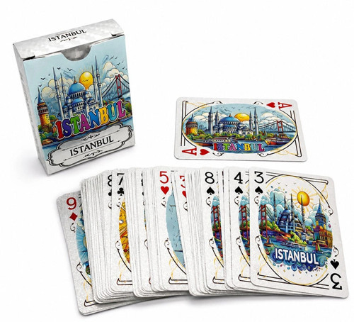 İstanbul Temalı İskambil Oyun Kartı