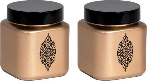 İkili 1 lt Bronz Renk Kavanoz Seti