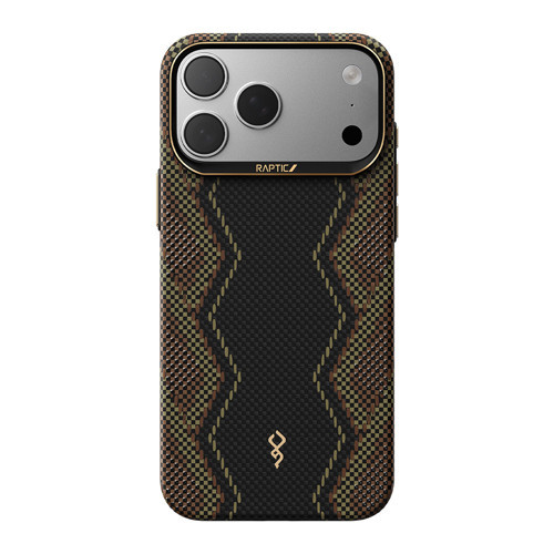 İphone 17 Pro Max Uyumlu Kılıf M-Safe Şarj Özellikli Aramid Skin Scepter Serisi Kapak Siyah