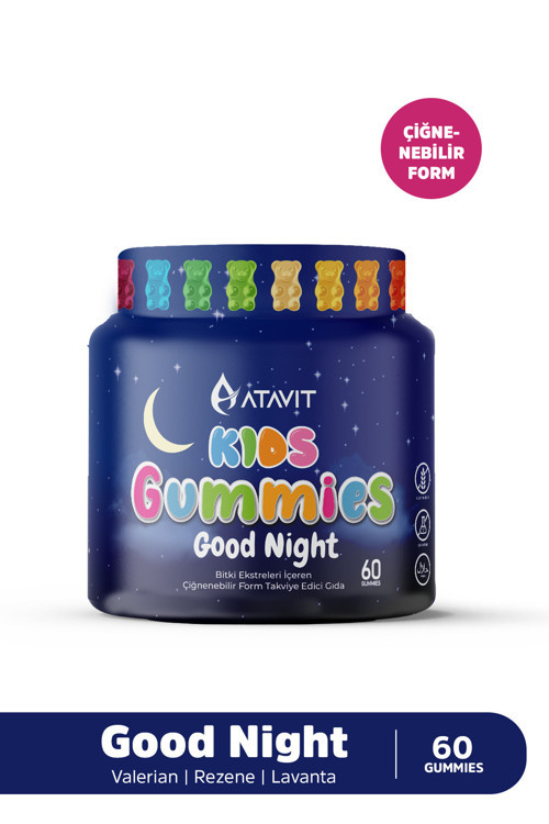 Gummies Good Night Kıds 60 Çiğnenebilir Form