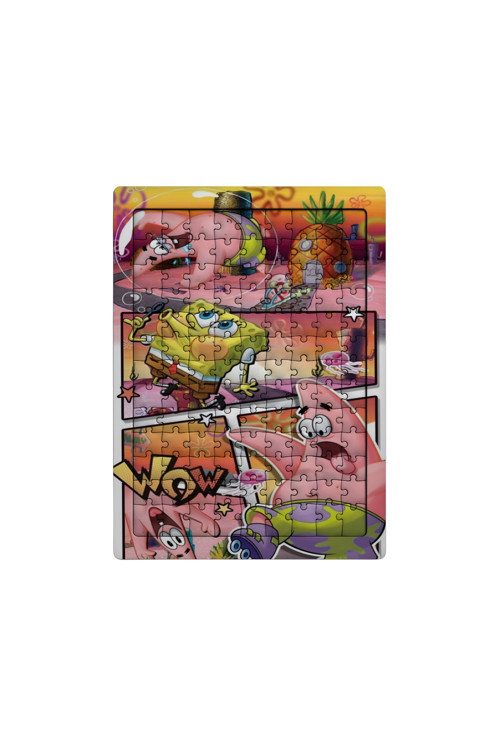 Sünger Bob 99 Parça Ayaklı Puzzle – Dekoratif Çocuk Yapbozu 034