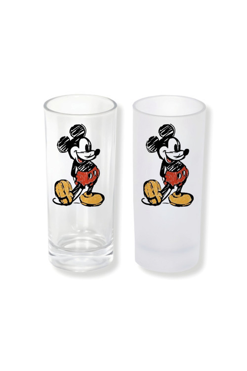 Mickey Mouse Buzlu / Buzsuz Seçenekli Rakı Bardağı – 1 Adet Şık Sunum Bardağı 016