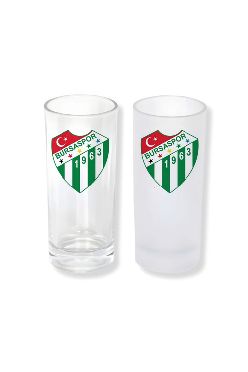 Bursaspor Buzlu / Buzsuz Seçenekli Rakı Bardağı – 1 Adet Şık Sunum Bardağı 0106