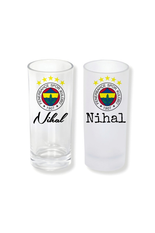 Kişiye Özel Fenerbahçe Buzlu / Buzsuz Seçenekli Rakı Bardağı – 1 Adet Şık Sunum Bardağı 0135